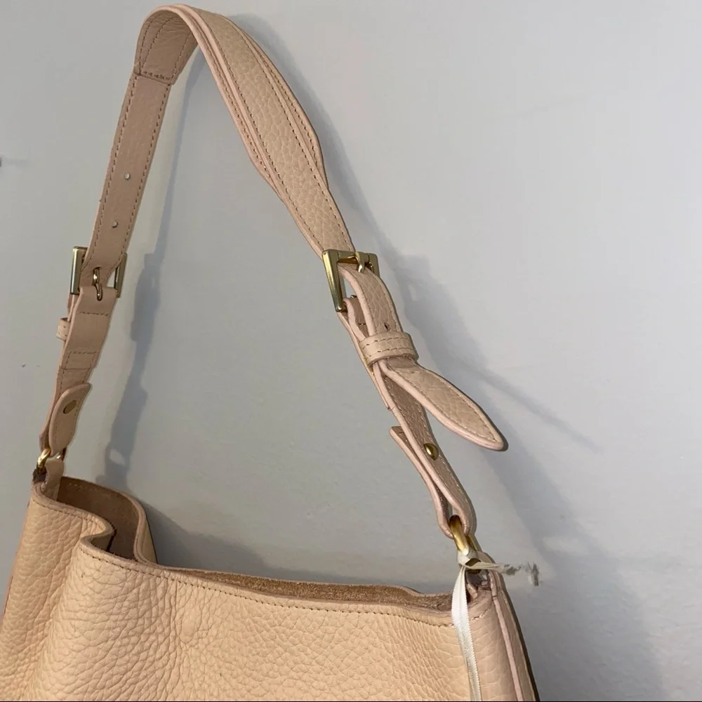 NEW Gigi New York Emma Hobo blush Scotch Leather handbag